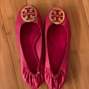 Tory Burch size 10 pink flats